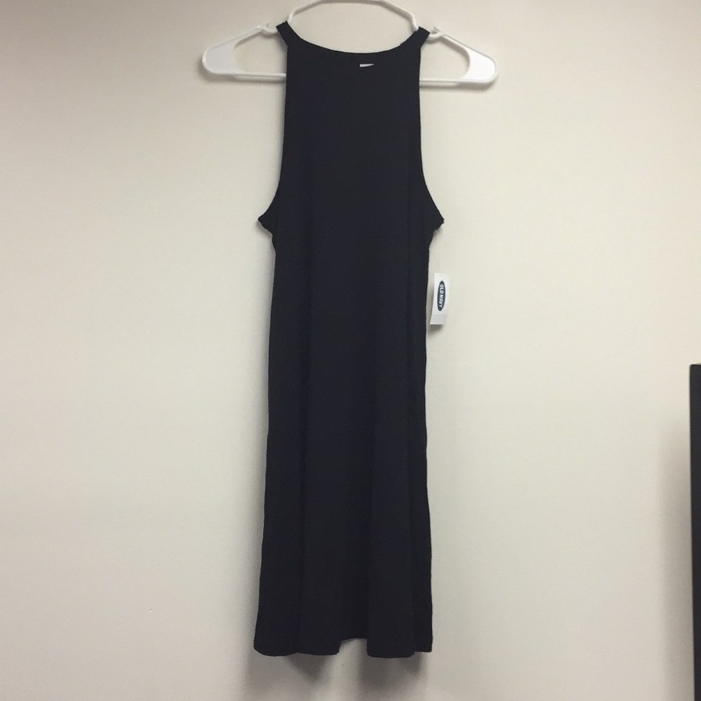 Old Navy Black cotton dress XS NWT
